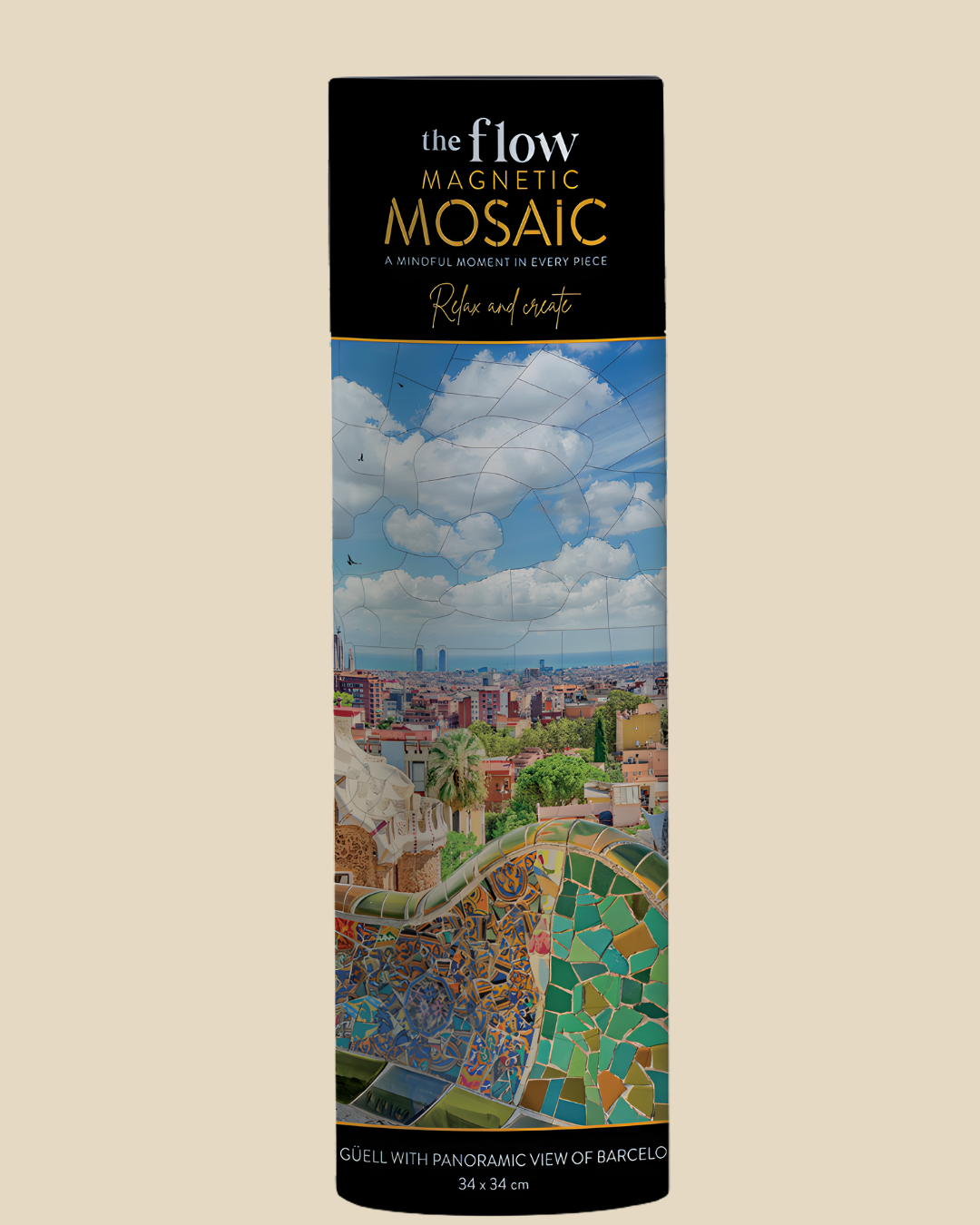 Magnetic Mosaic 300 Piece Jigsaw - Barcelona