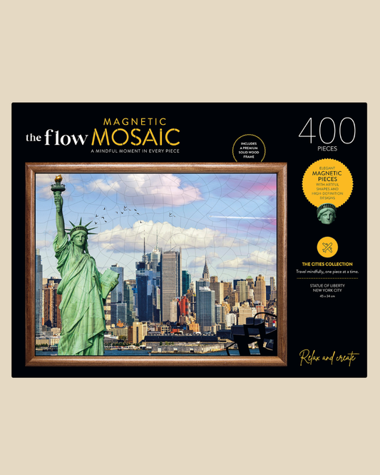 Magnetic Mosaic 400 Piece Jigsaw With Frame - New York