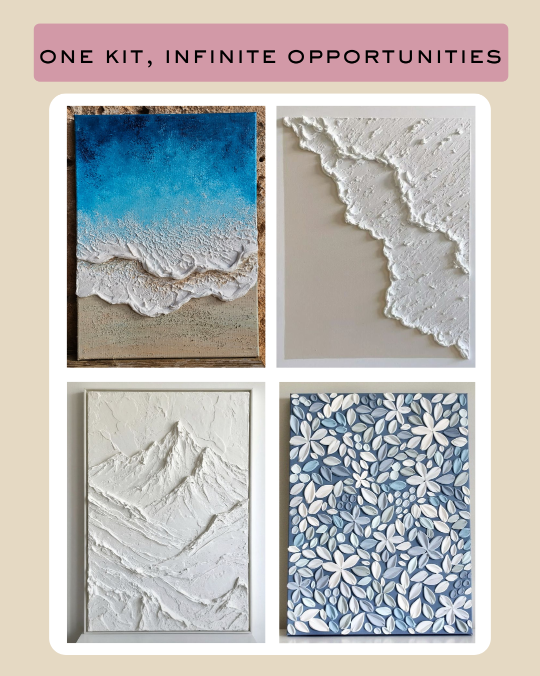 Textured Art Ocean Kit