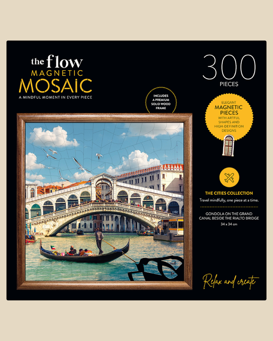 Magnetic Mosaic 300 Piece Jigsaw With Frame - Venice