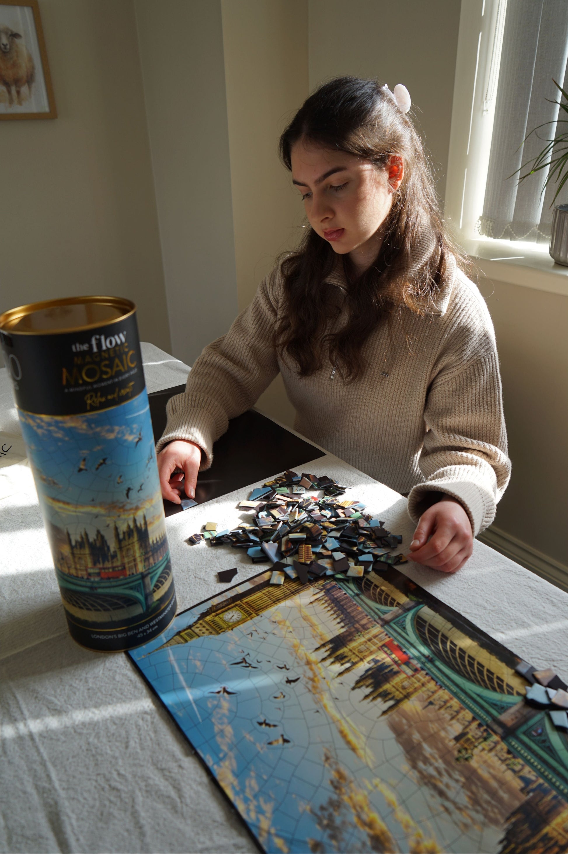 London travel magnetic mosaic puzzle by The Flow Brand (view 2)