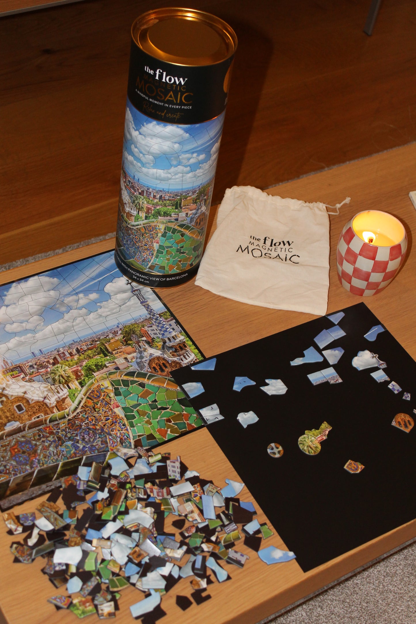 Magnetic Mosaic 300 Piece Jigsaw - Barcelona